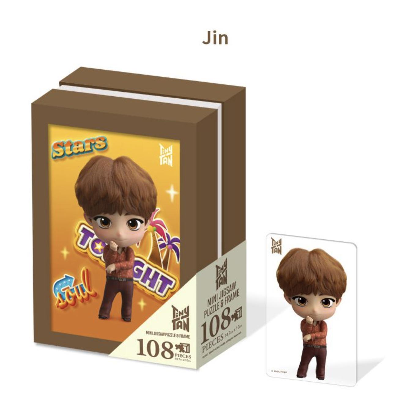 

Пазл с рамкой BTS TINYTAN 108 шт. (7 вариантов) #JIN