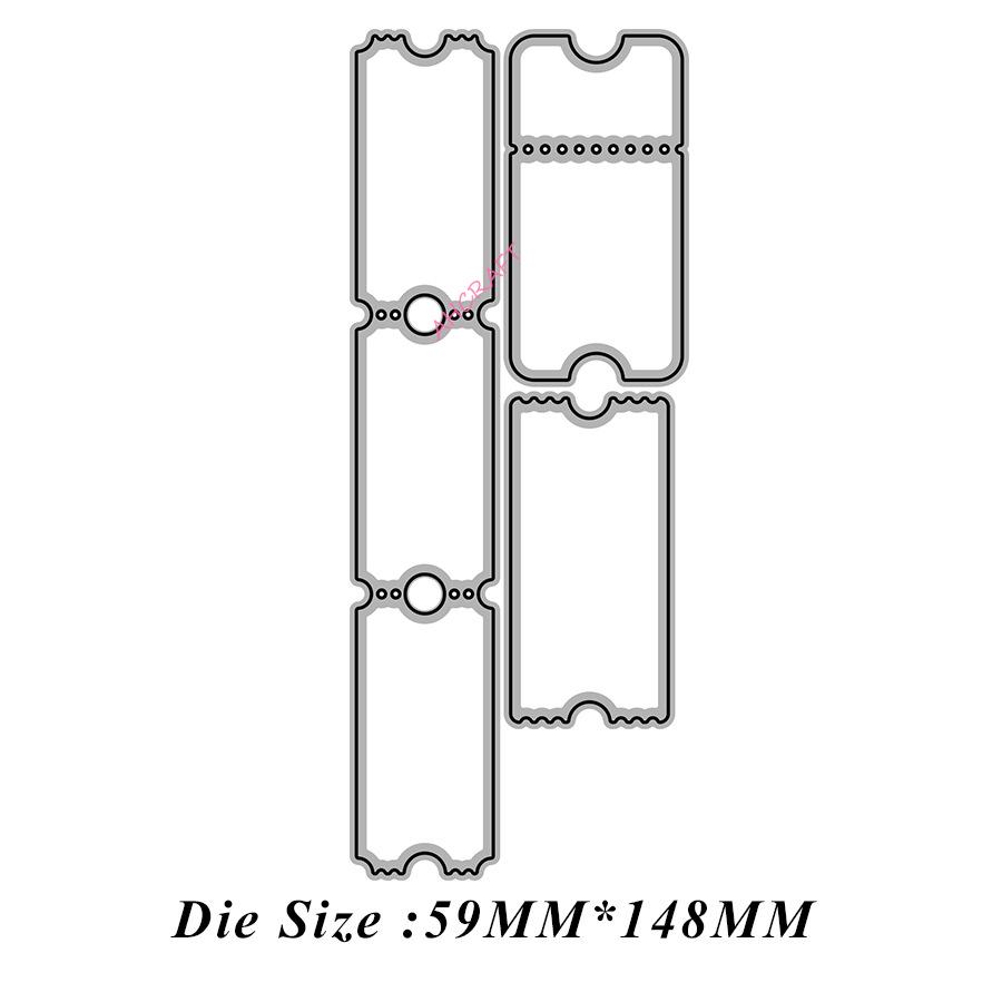 Серия Альбомов для марок Металлический углеродистый стальной нож для высечки для DIY, Июль 2024