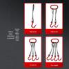 2-Ton 0.5m Two-Leg Rebar Hook Wire Rope Sling