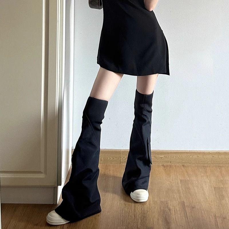 Ro Pants Boots Women's Platform Boots Small Tall Boots Removable Two Through Knee Boots Pocket Canvas Shoes
