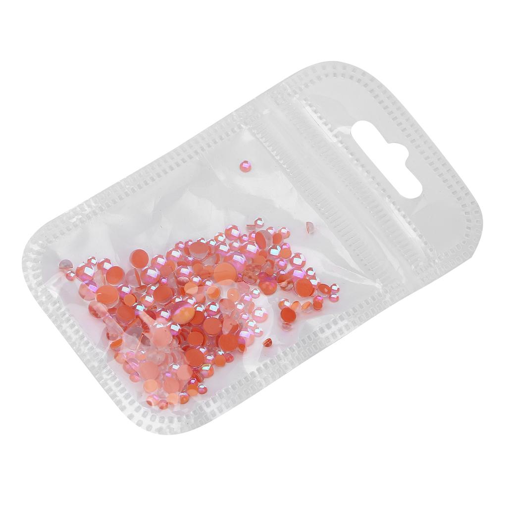 300Pcs Nail Making Decoration Mixed Size DIY Flat Back Half Hound Mixed Size Bead02