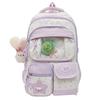 Schoolbag High value transparent pain bag High school junior high school students lightweight backpack New star primary school large capacity 