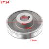 1Pc Belt Pulley Single Groove Motor Belt Pulley A-Type Triangle Belt Pulley 19/24mm Belt Pulley For Air Compressor Tool