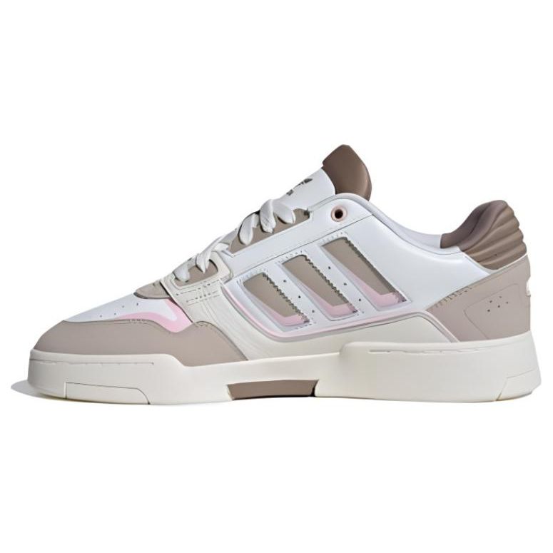 Adidas Originals Drop Step 2.0 Low Comfortable Versatile Shock Absorbing Durable Low Top Skate Shoes Women Sneaker White Gray Pink IG4338