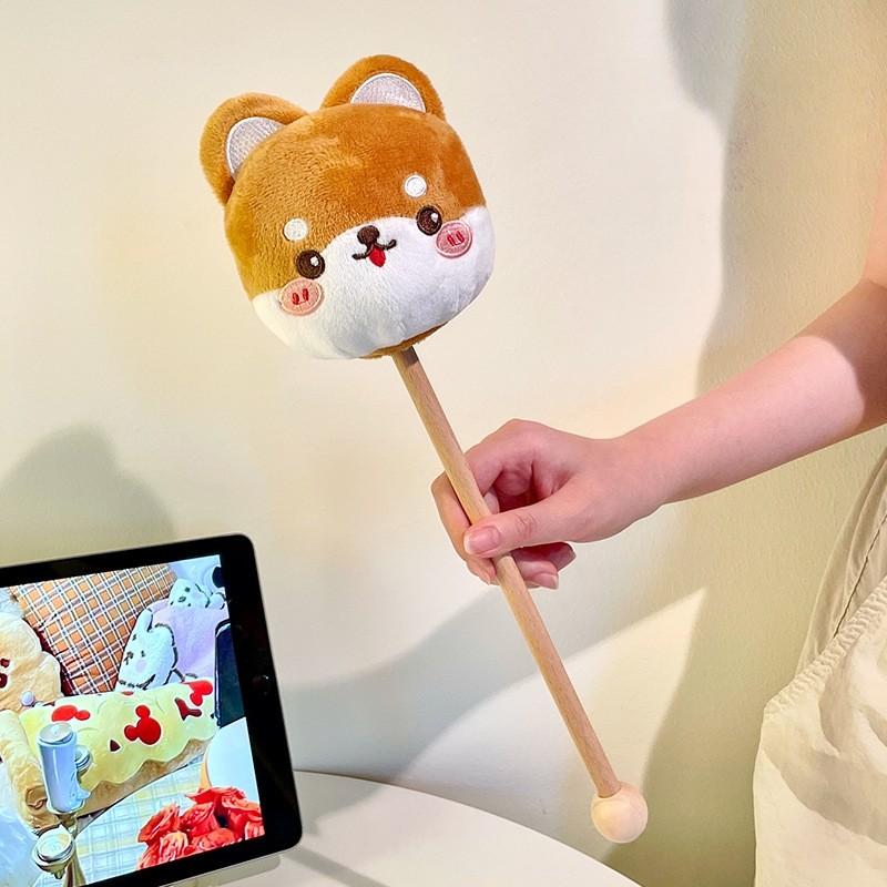 Adorable Cartoon Plush Massage Hammer Handheld Neck Shoulder Meridian Massager For Wholesale Markets