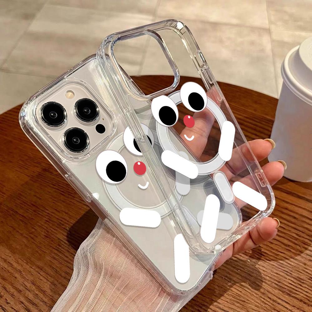 Magnetic Phone Case for iPhone 12 14 16 17 Pro 17 16 15 14 13 12 Pro Max  12 13 14 15  16 High Quality Shockproof Shell Full Protection Cute Style