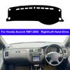 Car Auto Inner Dashboard Cover For Honda Accord 1997 - 2002 LHD RHD Dashmat Carpet Cape Sun Shade Pad Rug Anti-UV 2001 2000 1999
