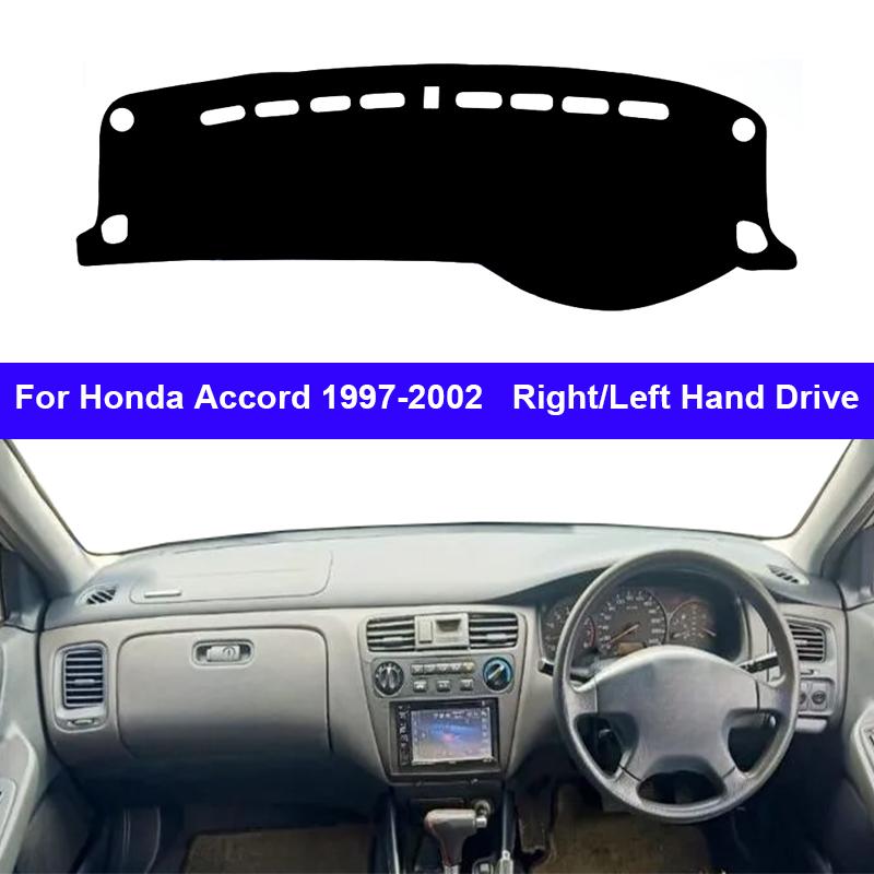 Car Auto Inner Dashboard Cover For Honda Accord 1997 - 2002 LHD RHD Dashmat Carpet Cape Sun Shade Pad Rug Anti-UV 2001 2000 1999