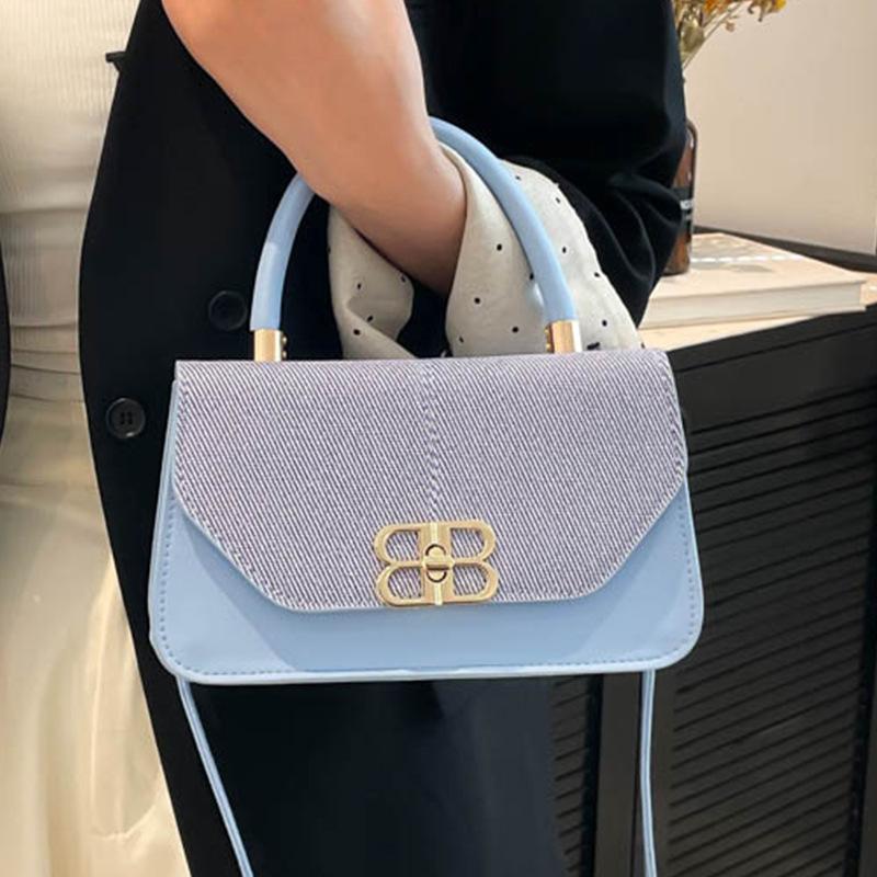 Trend bag women's bag 2025 summer new fashion simple underarm bag foreign style personalized shoulder crossbody small square bag