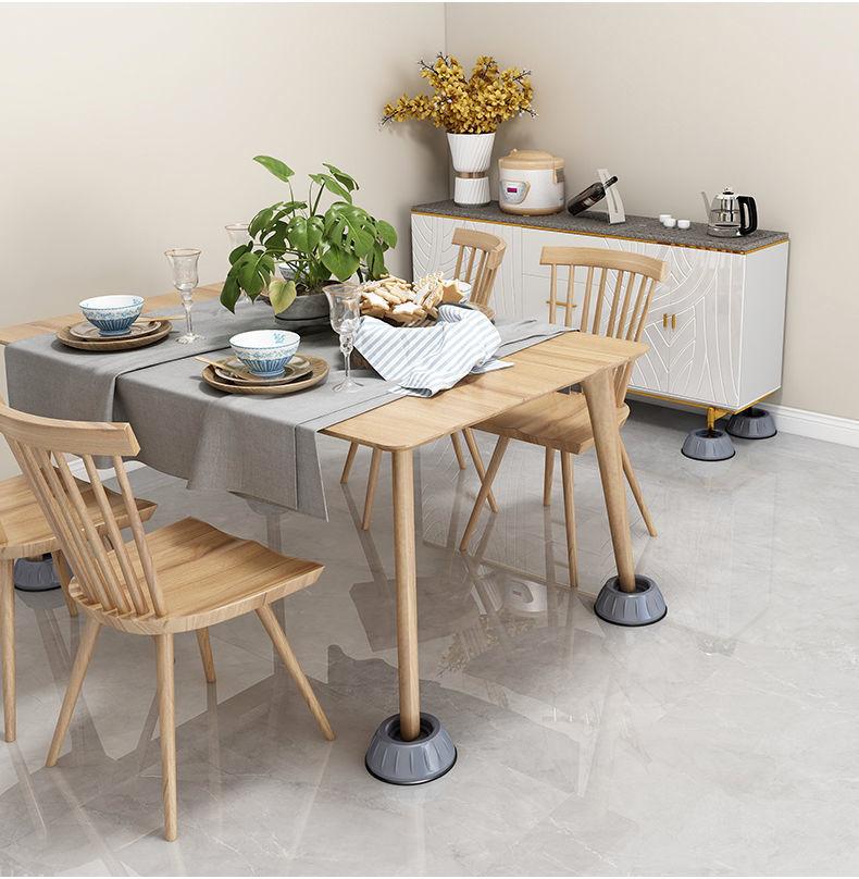 4-piece set of washing machine table and chair shock-proof cushion plastic enhances stability to reduce noise