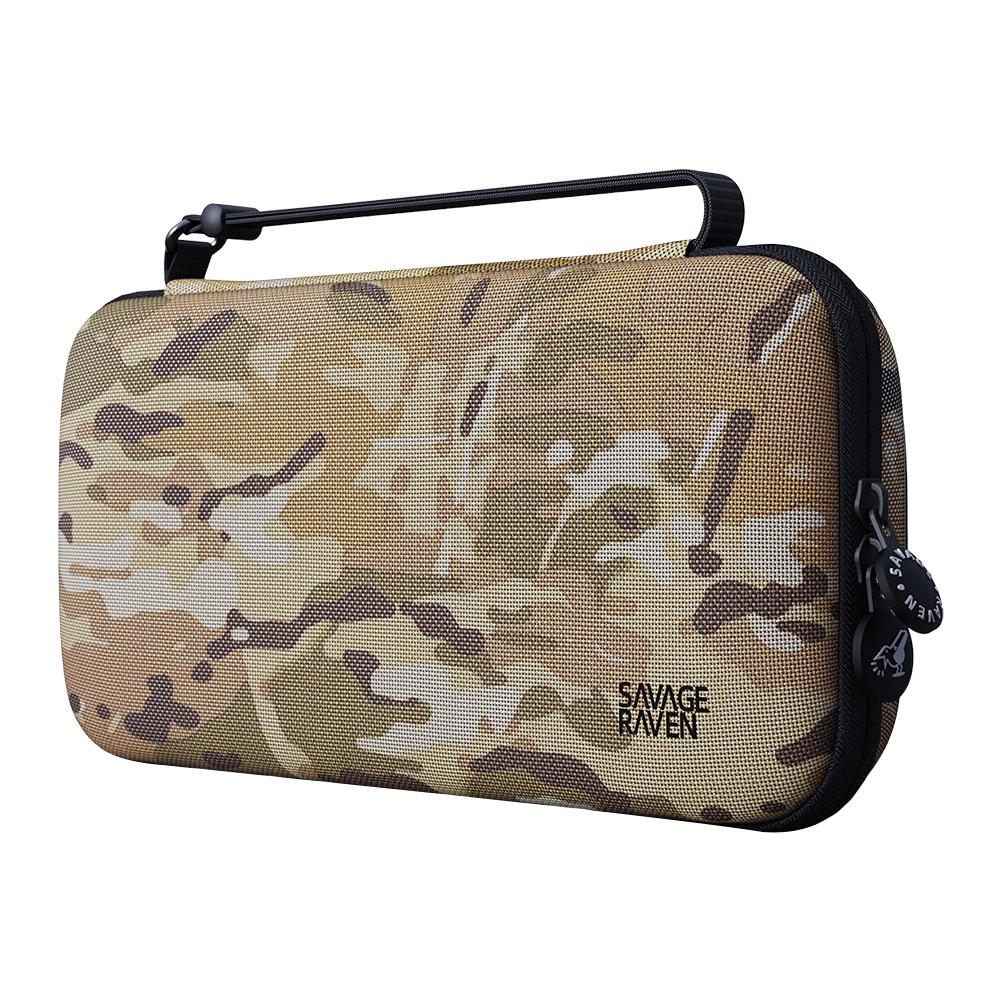 

Дорожная сумка для переноски из EVA, ударопрочный чехол для портативной игровой консоли с 8 слотами для карт, сумка для хранения с жестким корпусом для аксессуаров Switch 2 камуфляжный