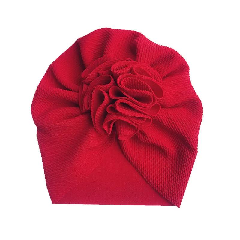 Turbante da Bambina Turbanti per Neonati Cappello Morbido con Fiori Deliziosi Cuffia Fasce per Capelli Cappello per Bambini Berretto Cappello per Fotografia Neonato