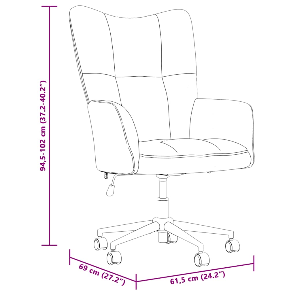 Vidaxl Armchair, Pink, Upholstered In Velvet