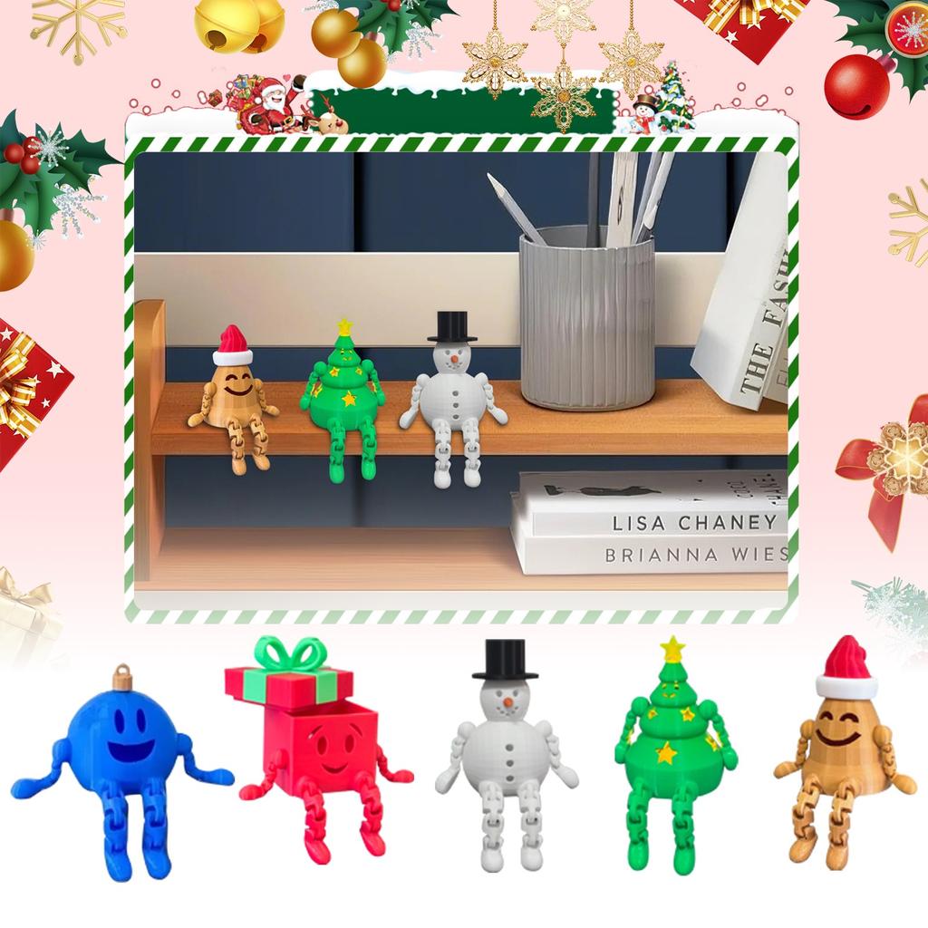 Movable Christmas Gift 3D Printing Of Movable Joints For Christmas