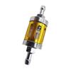 Oil Filter Strong Strength Metal Golden Powerful Filtering Stain Resistant Rust Proof Fuel Filter