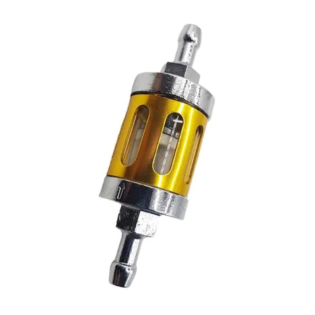 Oil Filter Strong Strength Metal Golden Powerful Filtering Stain Resistant Rust Proof Fuel Filter