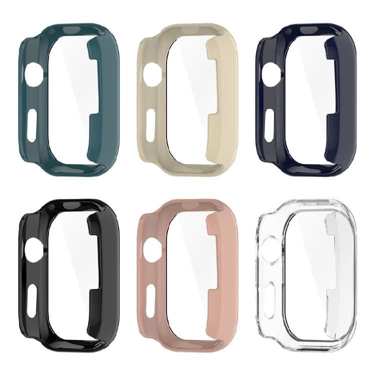 Stylish Smartwatch Frame Housing Glass Film Cover Scratch Proof Case Integrated Screen Protector Shell Shockproof Sleeve