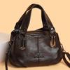 Handbag Women's PU Shoulder Bag Middle-aged And Elderly Mother Bag