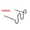 500PCS 0.6mm Wave For Welder Plastic Repair Standard Pre Cut Wave Staples Welding Bumper Car Bumper Repair