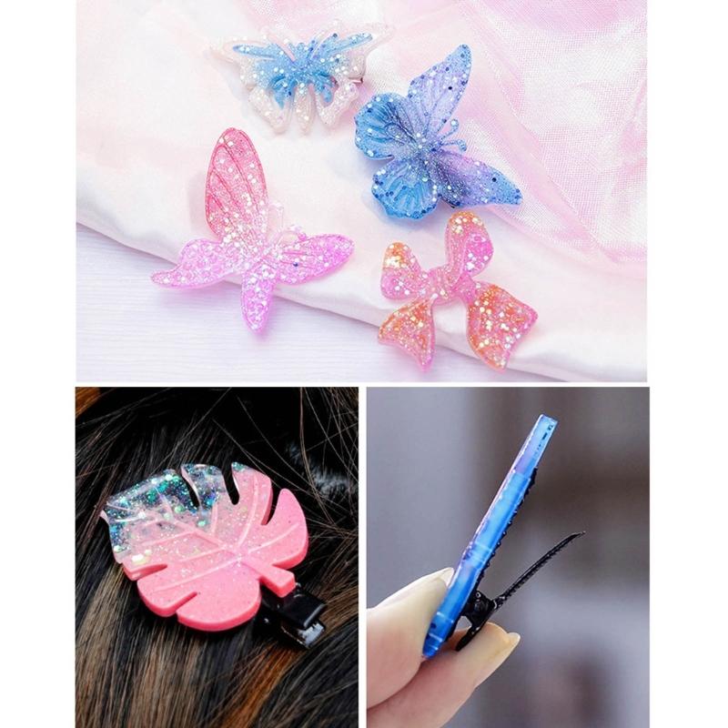 Butterfly Leaves Bow Silicone Mold Decorative Pendant Mold Handmade Epoxy Silicone Mold Epoxy Resin Molds Making Crafts