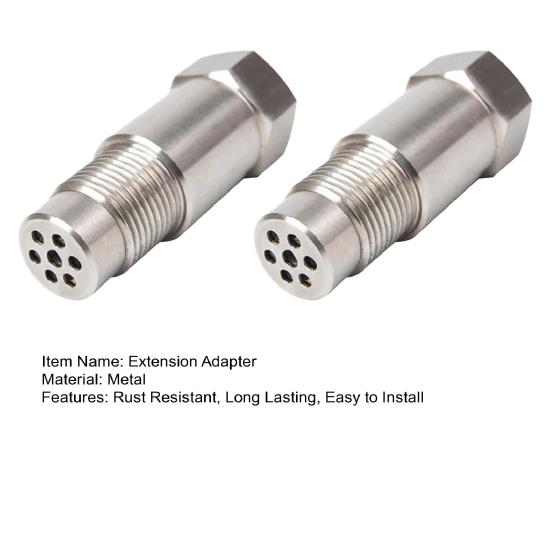 1/2Pcs Auto Parts Extension Adapters Rustproof Perfect Fit Simple Installation Universal Metal Extension Adapters Car Tools