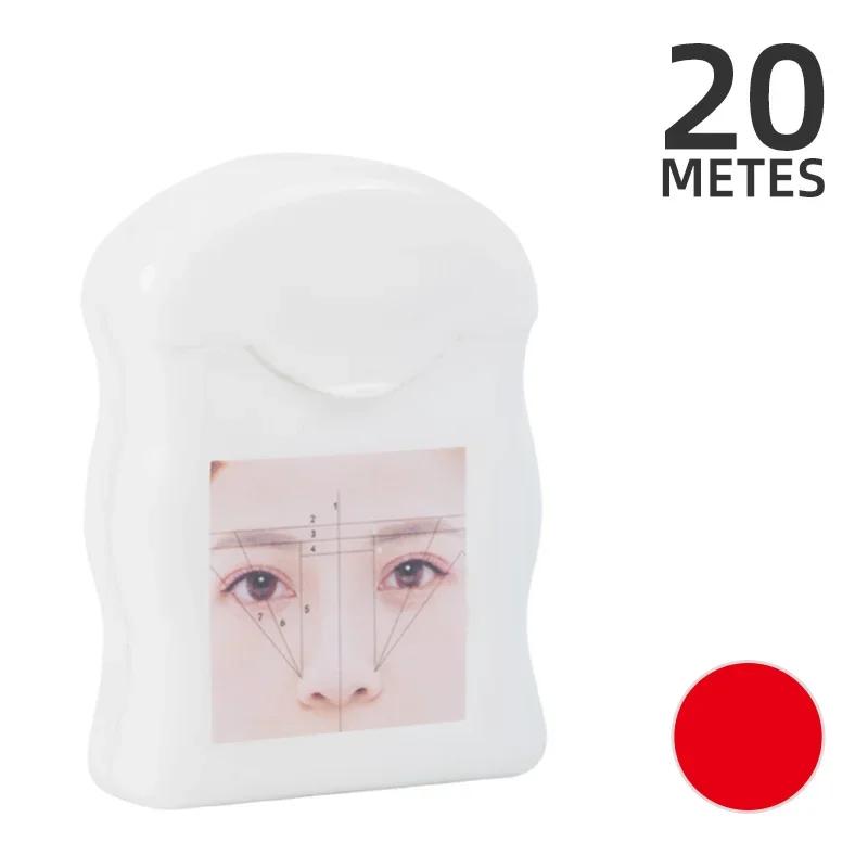 Microblading Mapping String Pre-Inked Eyebrow Marker Thread Tattoo Brows Point 10m Pre Inked Tattoo PMU String for Mapping
