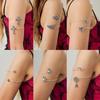 Halloween Spider Bat Open Upper Arm Bracelet for Women Punk Silver Color Skull Butterfly Cuff Bracelet Office Party Jewelry