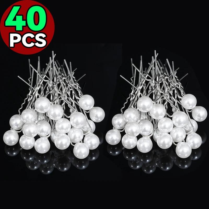 Wedding Pearl Hairpins For Women Bride Bridal Hair Accessories Fashion Women Hair Clips Many Wedding Hair Jewelry Hairpin