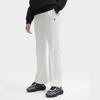 Fila Solid Color Straight Fit Knitted Sports Pants Women Bottoms Brushed-White F11W348608F-IV