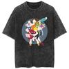 Hot Washed T-shirt "The Seven Deadly Sins" - Cartoon Loose Couple Short Sleeve Shirt
