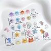 40/70 cute resin mini sparkling ocean themed decorative accessories, including octopus, dolphin, starfish, crab, seahorse, shell