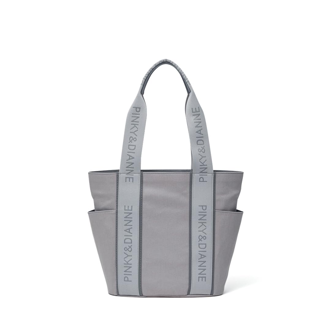 

Сумка-тоут Pinky Diane Хлопок Повседневная Логотип Ручка PDLHGDH1 Черный Серый и [Озеро] Женская серый