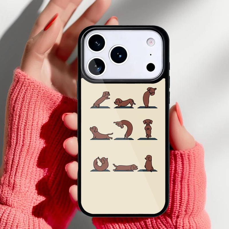 Dachshund Dog Ballon Phone Case for iPhone 17 16 15 14 13 Pro Max Back Cover for 12 11 Pro Coque