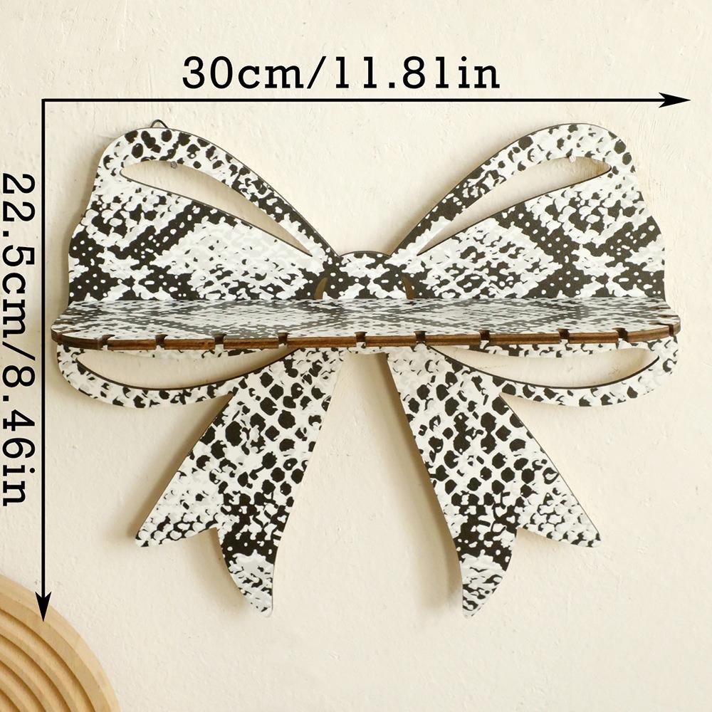Snake Patterned Hanging Decoration Rack Wooden Wall Display Stand  Home Decoration