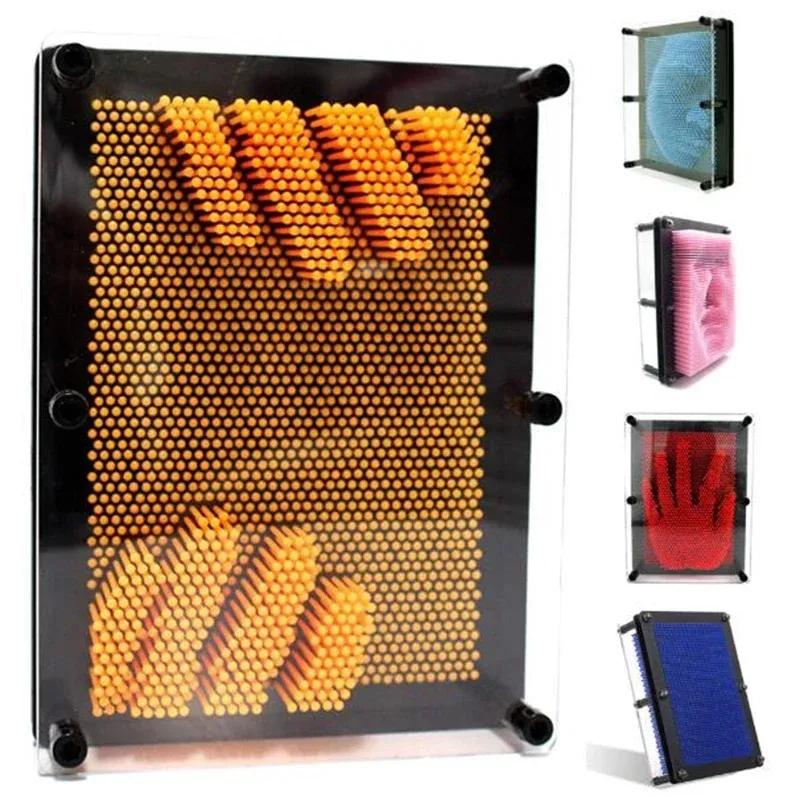 3D Art Needle Clone Face Shape Clone Shape Pin Model Palm Model Decoration Needle Board Sculptures Painting Carving Pinart Gift