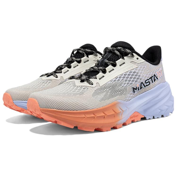 361 Rutschfeste und atmungsaktive Niedrig geschnittene Trailrunning Rennlaufschuhe Damen Grau Orange Lila 582523301 /