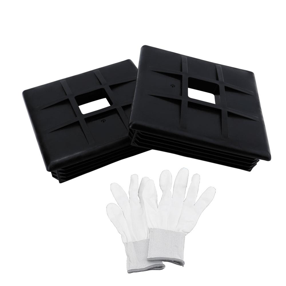 

New 2Pcs 4 inch Bumper End Caps For RV (Easy to Install and Remove )