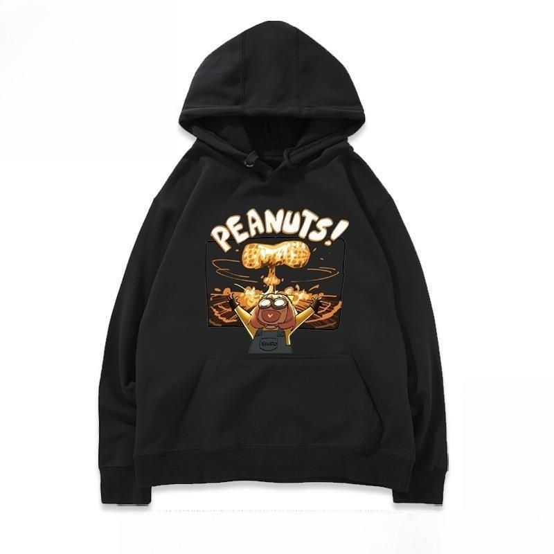 Spy X House Aniya Collaboration Couple Set Peanuts Comic Autumn Hooded Pure Cotton Printed Sweatshirt