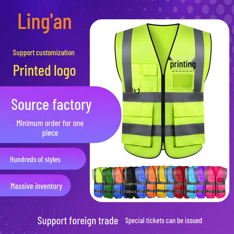 LED Glowing Safety Vest - Fluorescent V-shaped Reflective Suspenders for Construction and Labor Protection