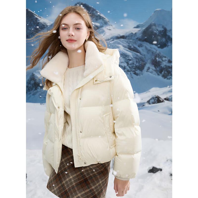 

Sancai Women s 2024 Winter Hooded Short Puffer Down Jacket XL