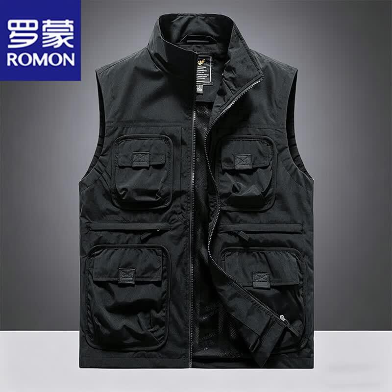

Romon Men s Multi-Pocket Fishing Vest 2XL