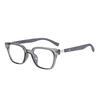 Wood Grain Legs Square Frame Photochromic Gray Brown Anti Blue Light Custom Sunglasses Prescription Customized Degree Eyewear