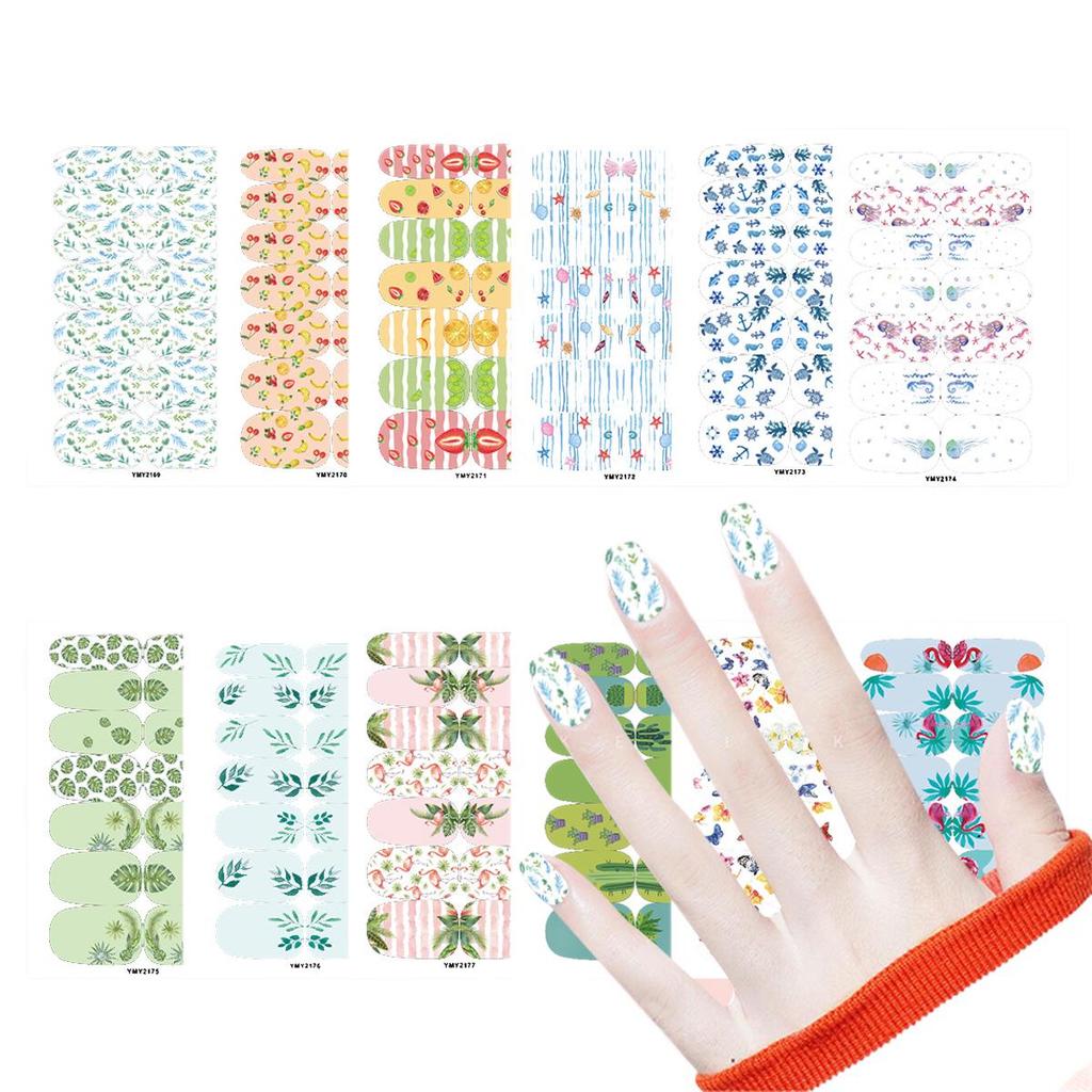Summer Style Nail Art Stickers YMY2169-2180