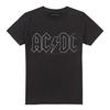 AC/DC Camiseta unissex com logotipo de contorno adulto