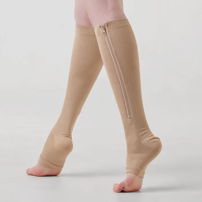 Zipper Calf Compression Shaper
