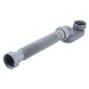 Verstellbares Abflussrohr Flexibler Flacher S-Bogen Langlebiger Freistehender Wannenabfluss Badewanne Dusche