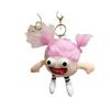 Adorable Keychain Plush Toy With Sausage Mouth And Big Eyes In Vibrant Colors