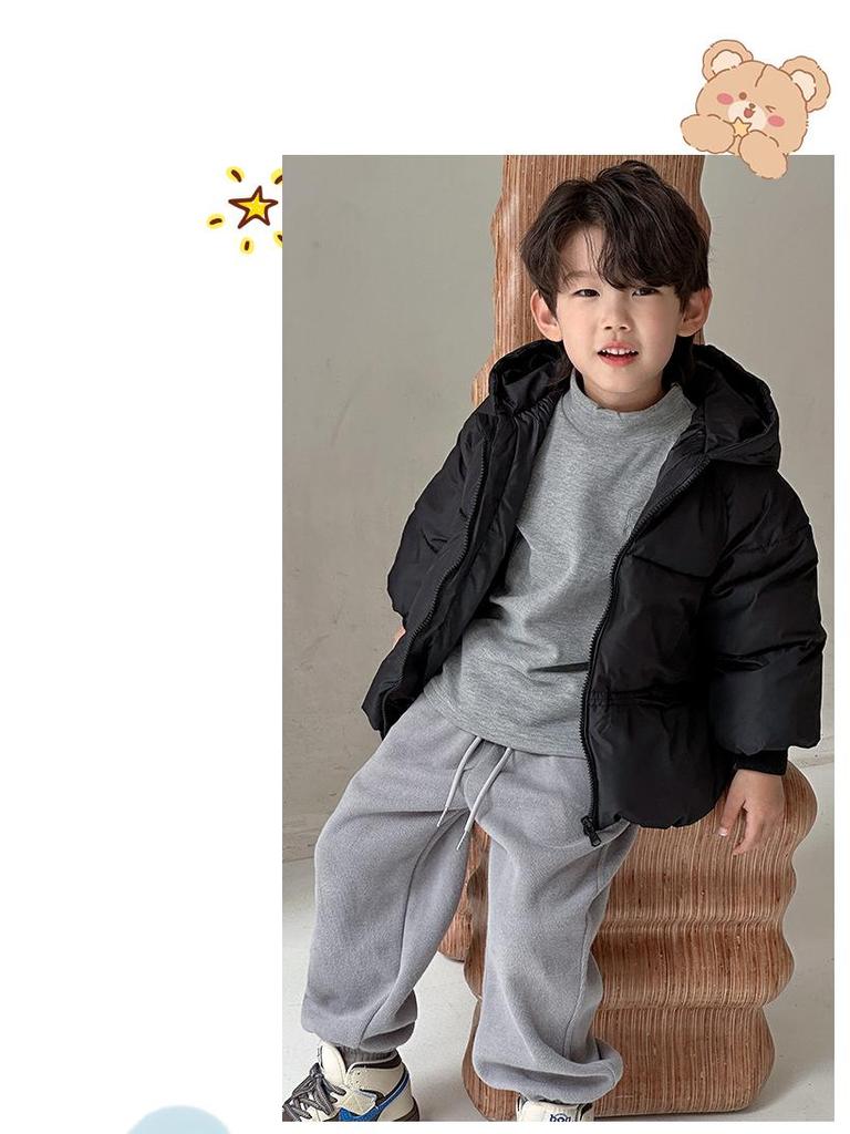 2025 Children's Cotton-Padded Jacket: Autumn/Winter Korean Style for Small To Medium Boys and Girls