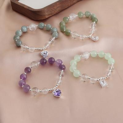 Natural Crystal Bracelet, Cute and Exquisite Women's Love Accessories, Fashionable New Chinese Bracelet, Douyin Live Broadcast Explosion