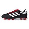 adidas Goletto 6 FG J Nero Core Bianco Scarpe da Ginnastica per Bambini Bianco Nuvola Scarlatto G26367